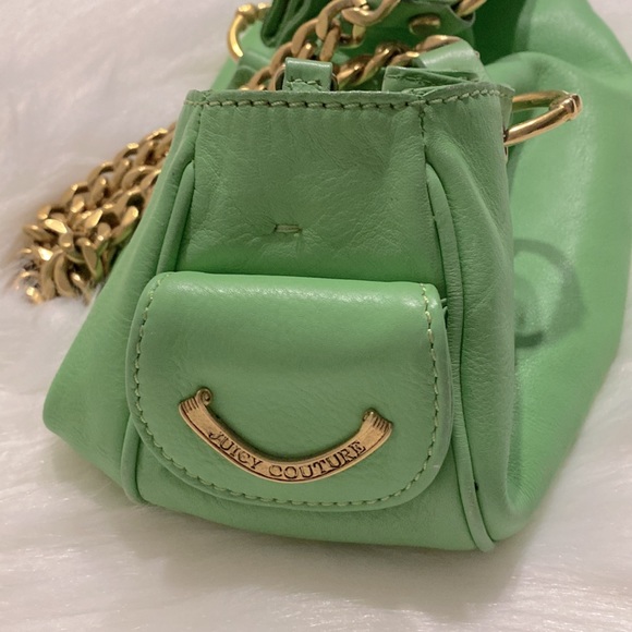 Juicy Couture Green Hobo Bag Like New Excellent Condition - Picture 3 of 11